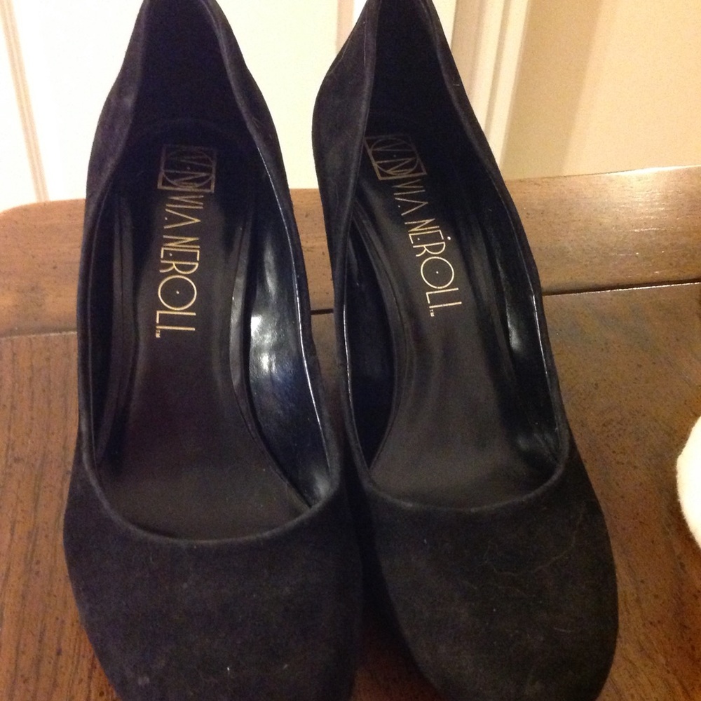 Suede Wedges